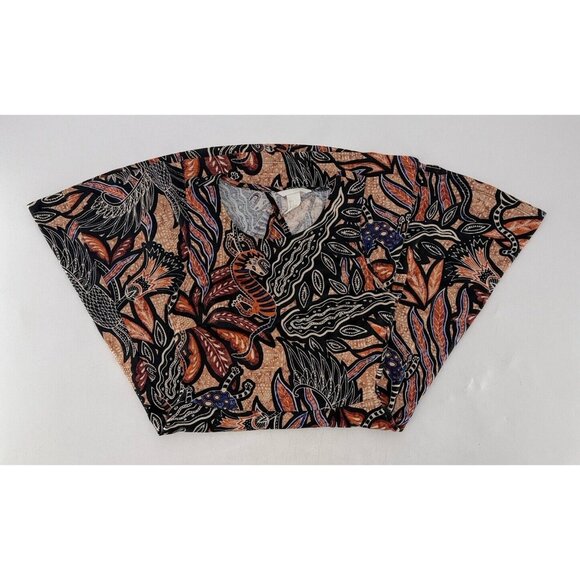 H&M Women's Fit & Flare Stretch‎ Dress Animal Floral Size Small, Boho - Picture 3 of 10